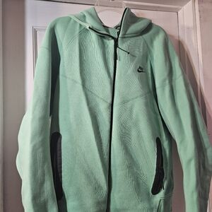 Nike Mint Green Hoodie Fleece and Pants Size Large